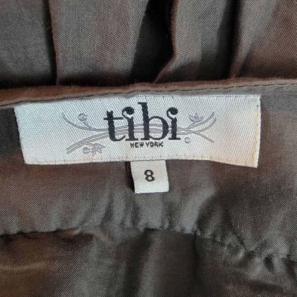 Tibi New York floral embroidered bubble skirt size 8 - Picture 8 of 9